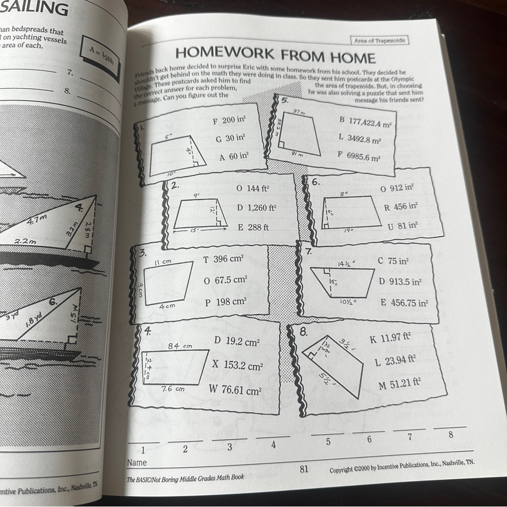 Middle Grades Math Book - Picture 9 of 16